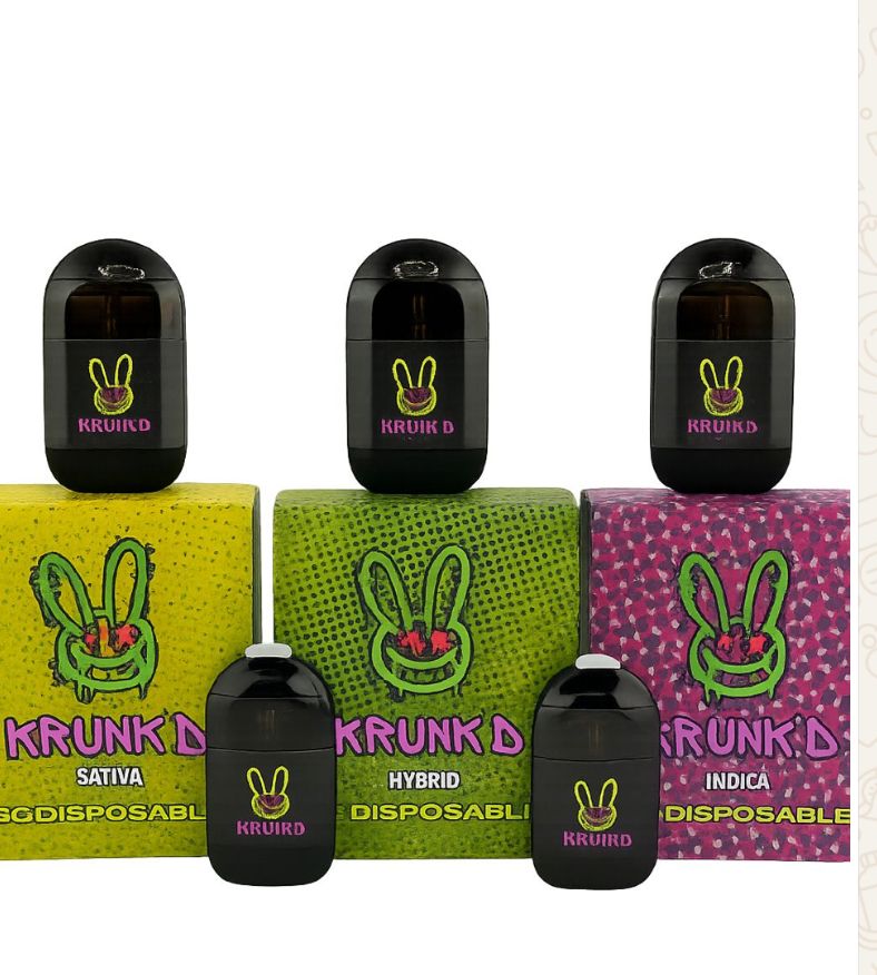 Krunk'd — hemp disposable vape brand