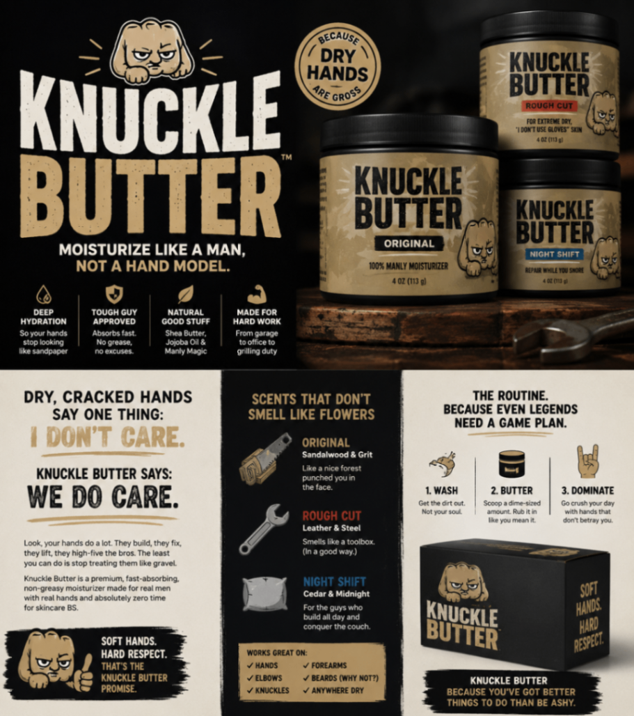 Knuckle Butter — topical wellness brand